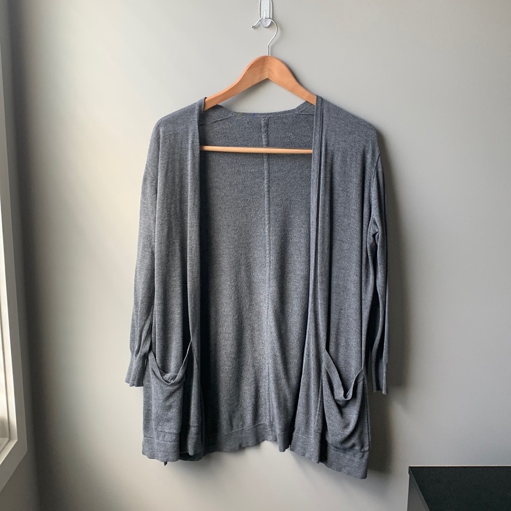 Gray Madewell long cardigan